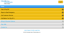 Tablet Screenshot of columbiagaspa.com
